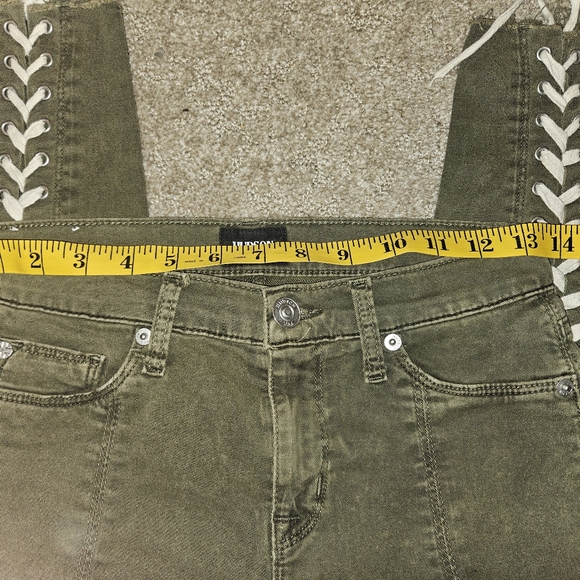 HUDSON JEANS Nico Lace-up Military Green Pants MRSP $235 - Picture 5 of 6